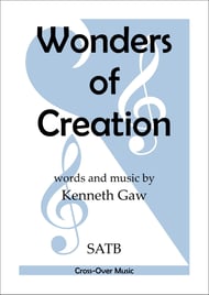 Wonders of Creation SATB choral sheet music cover Thumbnail
